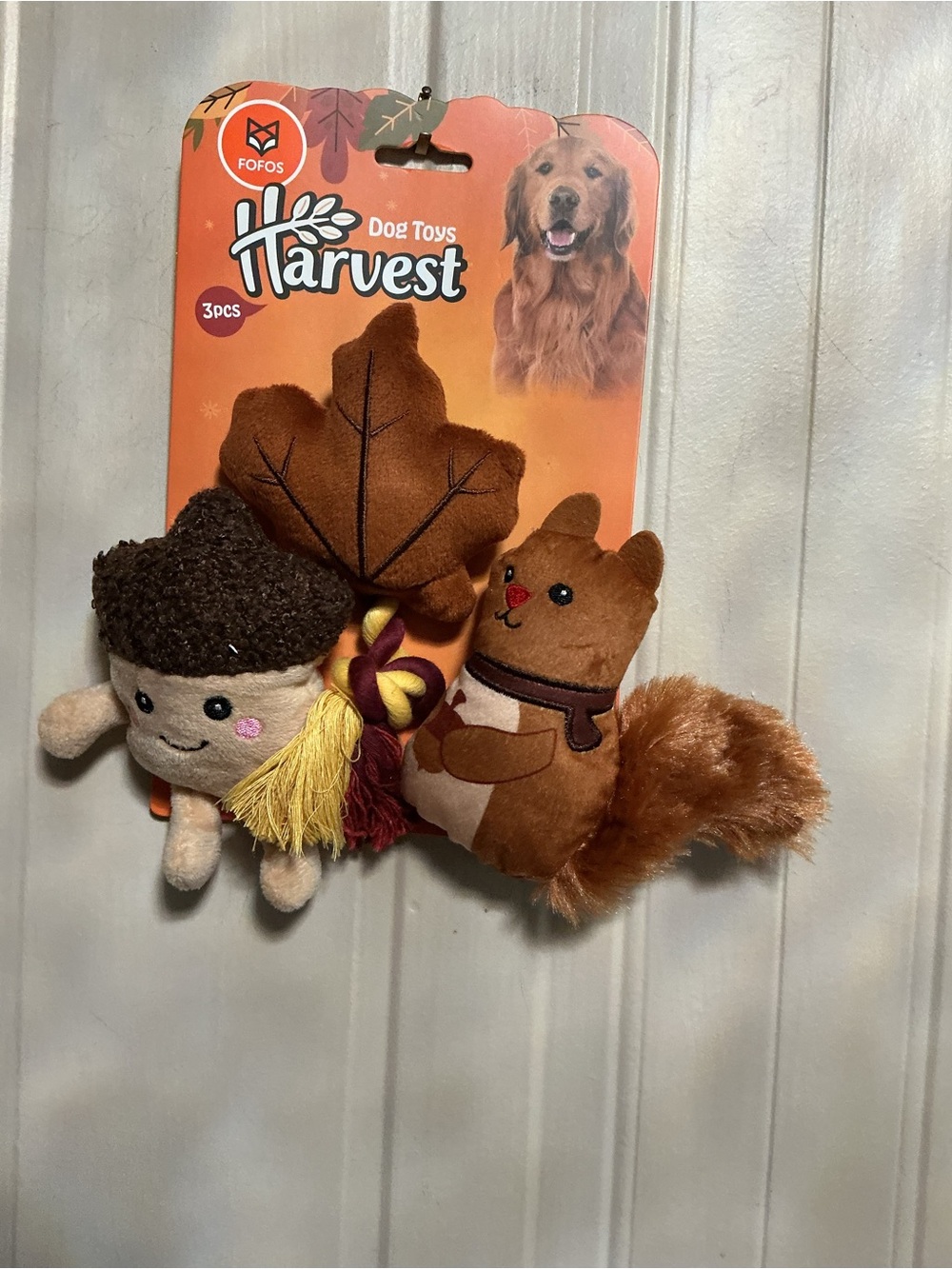 Fofos  Harvest Pet Toy, Small Dog Toy Set,  , 3 Pieces